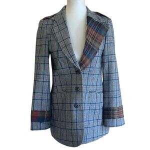 AL Vintage Y2K One of a Kind Wool Blazer, Size Small